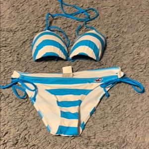 Hollister striped bikini
